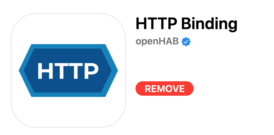 openHAB HTTP Binding